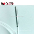 3 cores waterproof sus304 probe insulated silicone rubber cable platinum wires manufacturer pt100 resistance